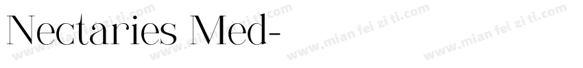 Nectaries Med字体转换